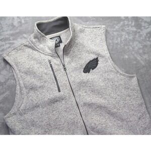 NFL Philadelphia Eagles Men's Vest‎ XL Fleece Zip Up Team Apparel